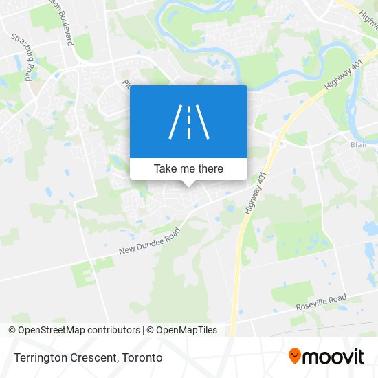 Terrington Crescent map