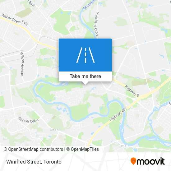 Winifred Street map