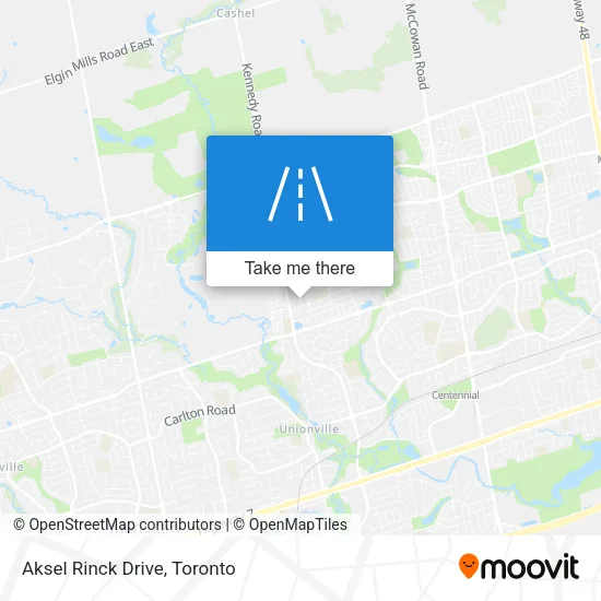 Aksel Rinck Drive map