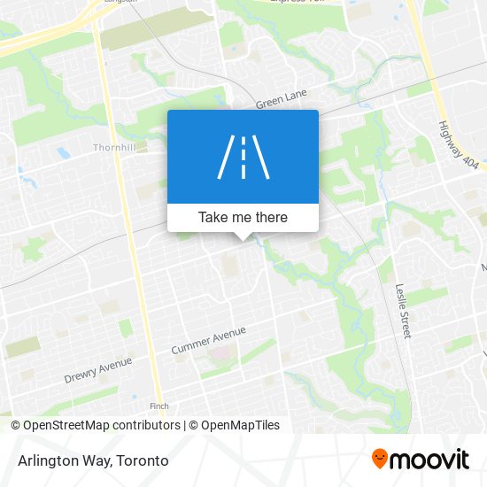 Arlington Way map