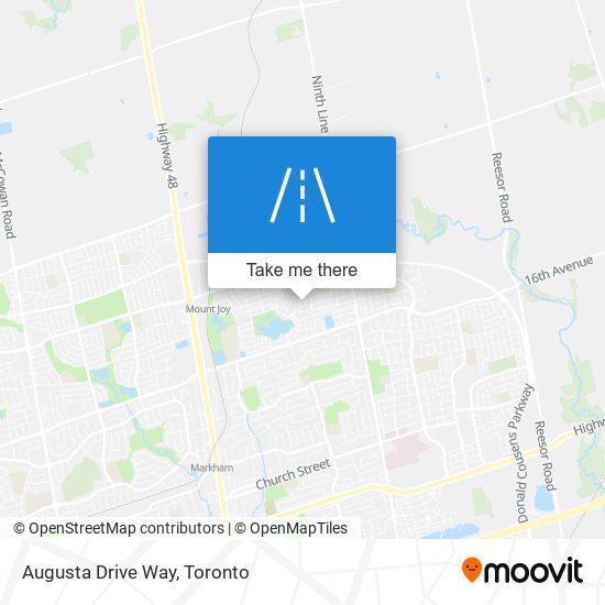 Augusta Drive Way map