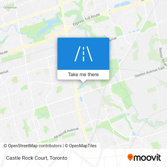 Castle Rock Court map