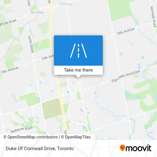 Duke Of Cornwall Drive map