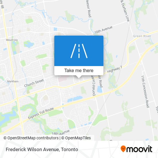 Frederick Wilson Avenue map