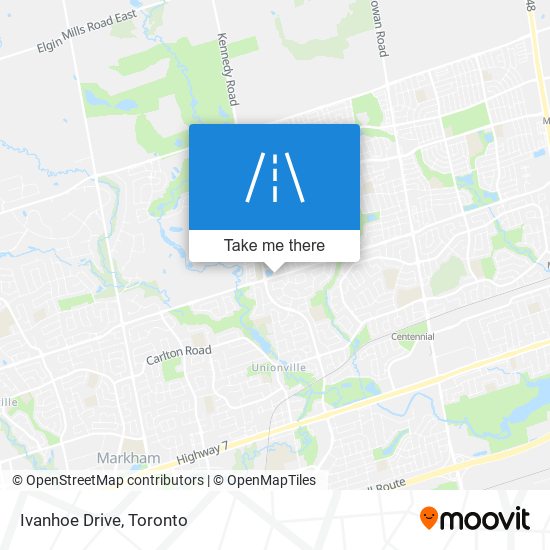 Ivanhoe Drive map