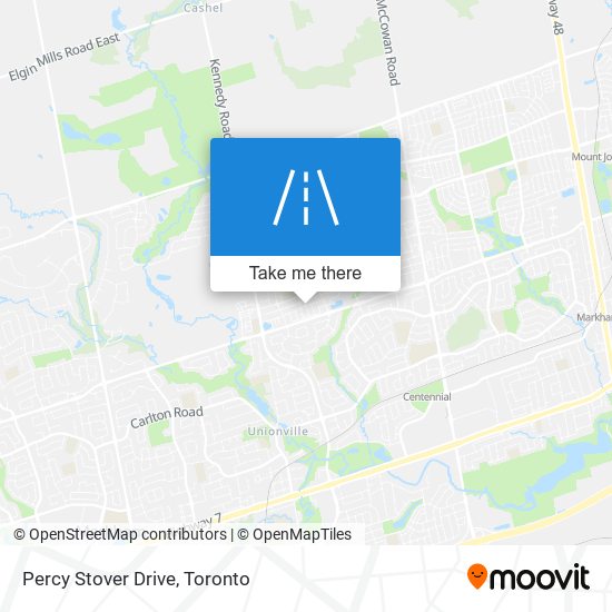 Percy Stover Drive map