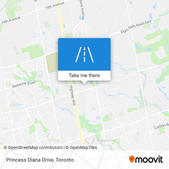 Princess Diana Drive map