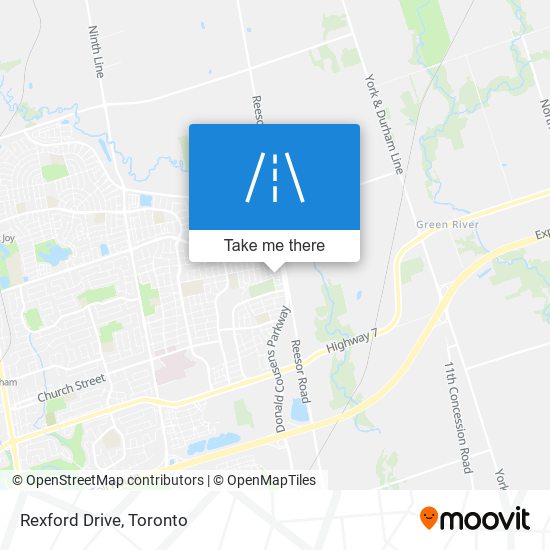Rexford Drive map