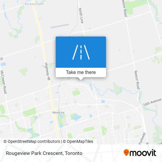 Rougeview Park Crescent map