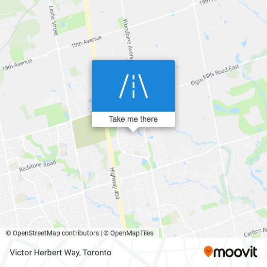 Victor Herbert Way map