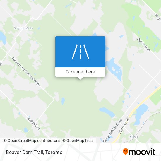 Beaver Dam Trail plan