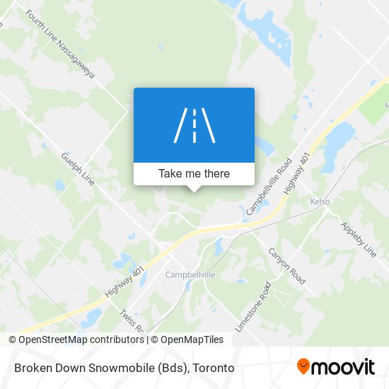 Broken Down Snowmobile (Bds) map