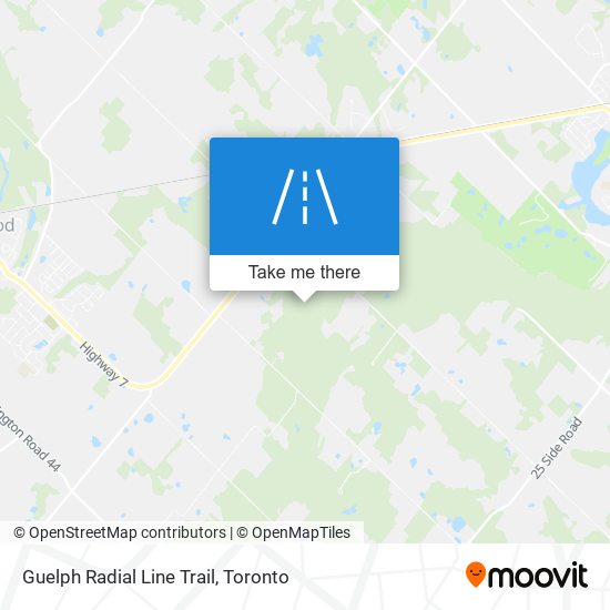 Guelph Radial Line Trail plan