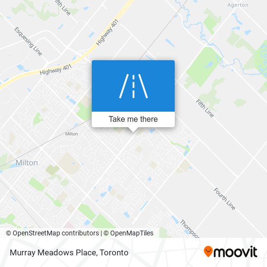 Murray Meadows Place map