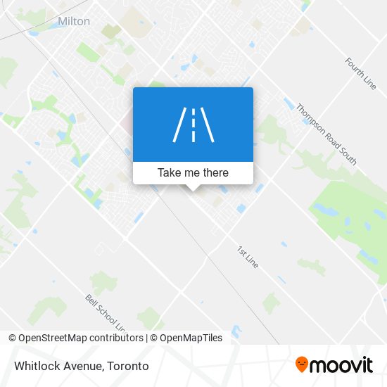 Whitlock Avenue map