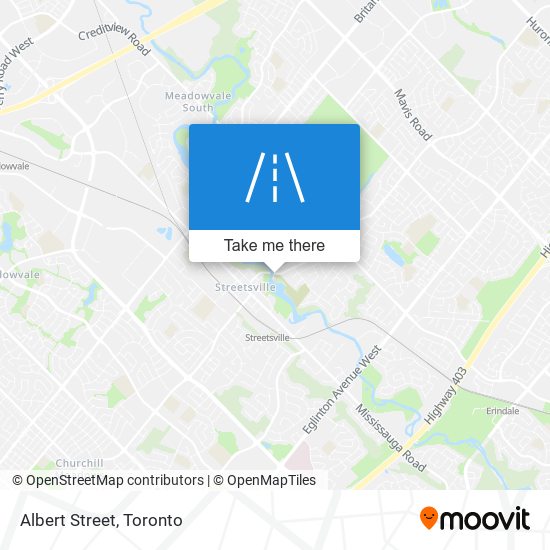 Albert Street map