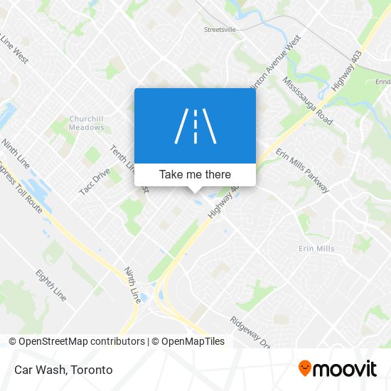 Car Wash map