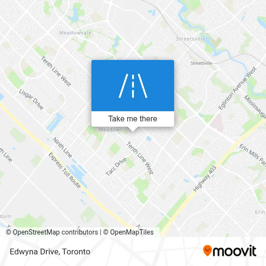 Edwyna Drive map