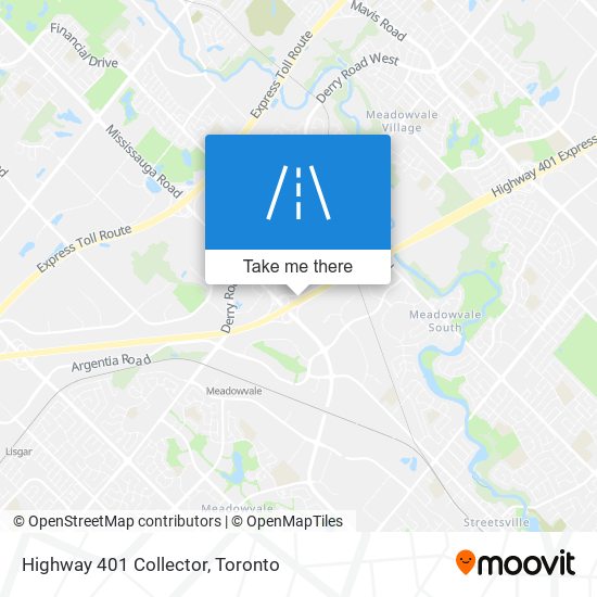 Highway 401 Collector map
