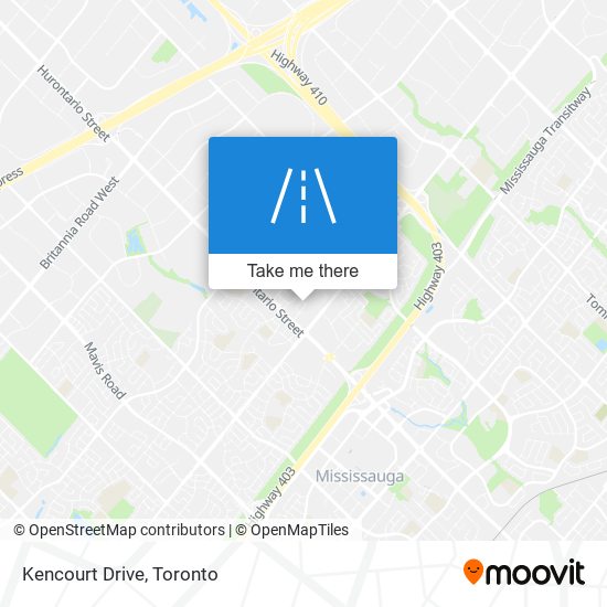 Kencourt Drive map