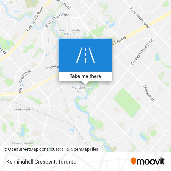 Kenninghall Crescent map