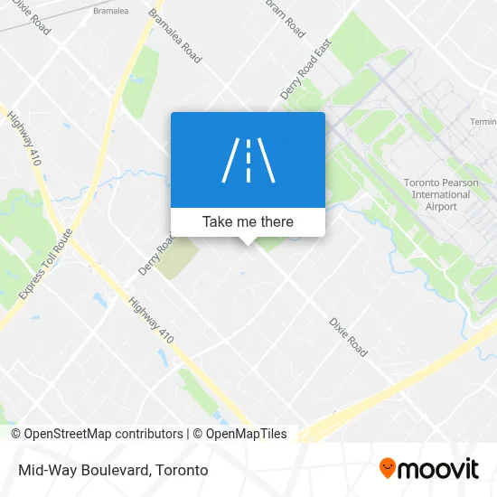 Mid-Way Boulevard map