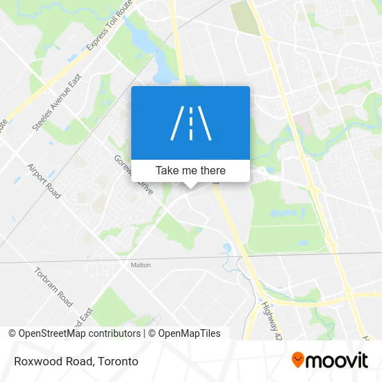 Roxwood Road map