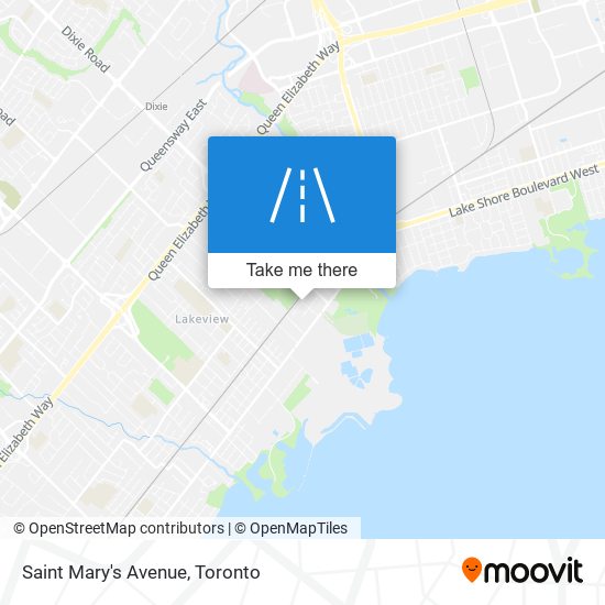 Saint Mary's Avenue map