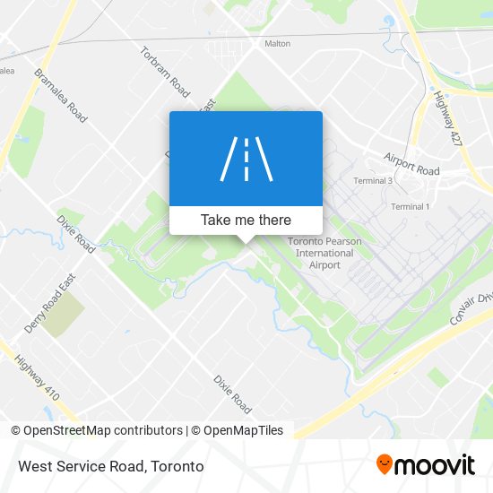 West Service Road plan