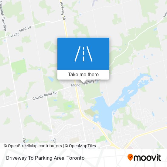 Driveway To Parking Area map