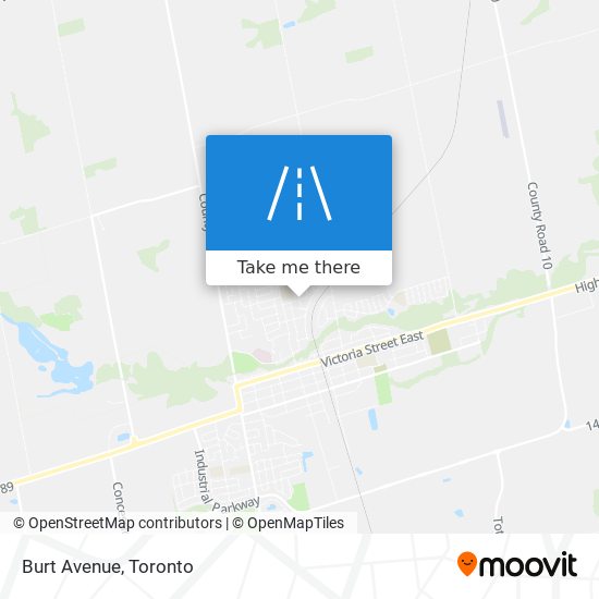 Burt Avenue map