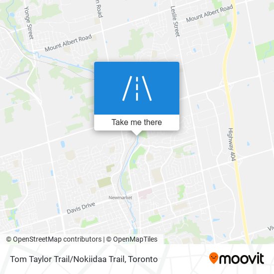 Tom Taylor Trail / Nokiidaa Trail map