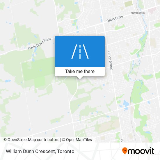 William Dunn Crescent map