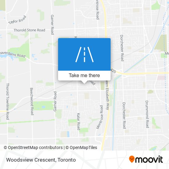 Woodsview Crescent map