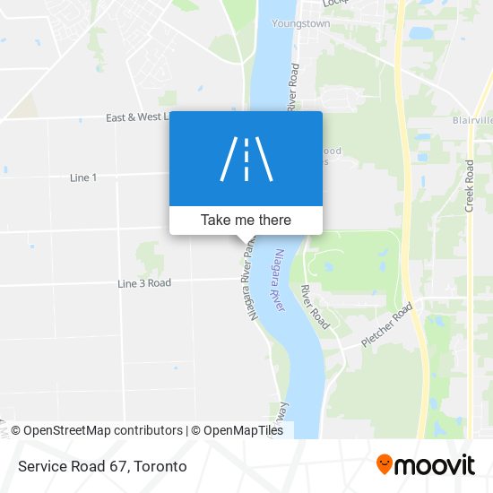 Service Road 67 plan