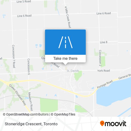 Stoneridge Crescent map