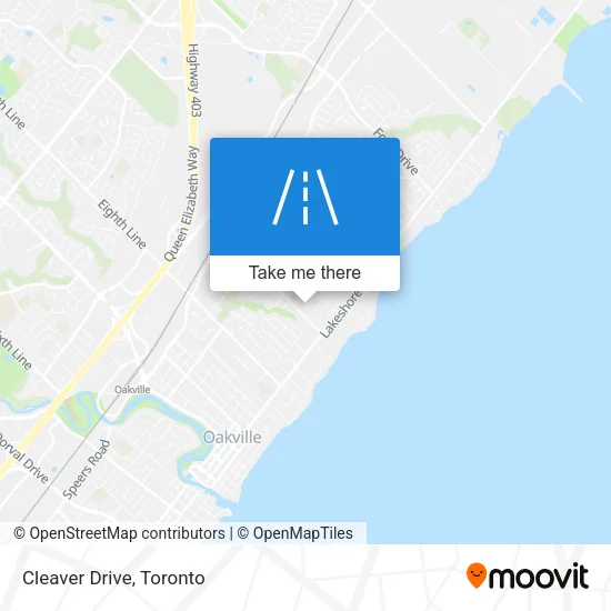 Cleaver Drive map