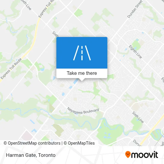 Harman Gate map