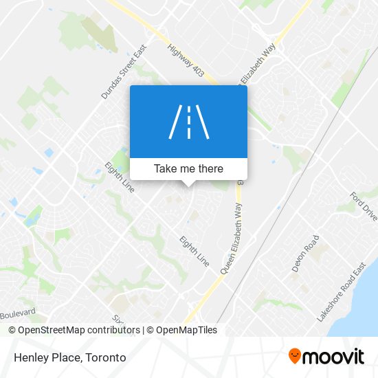 Henley Place map