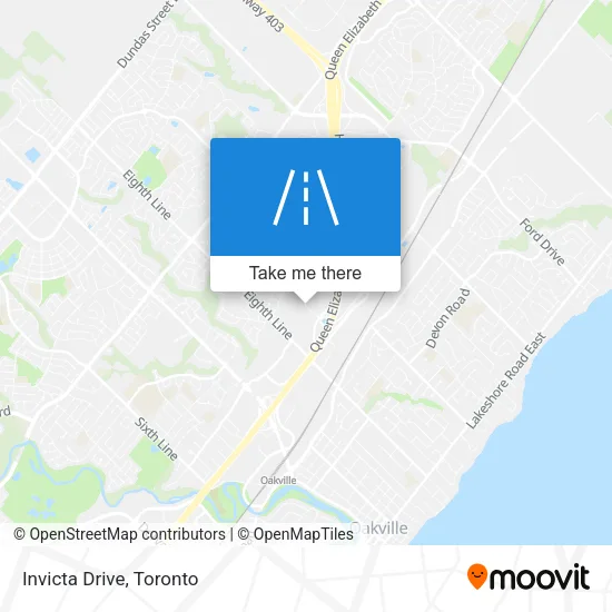 Invicta Drive map