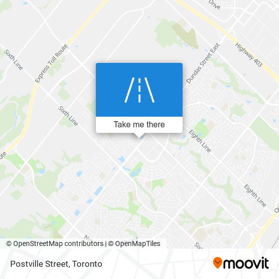 Postville Street map