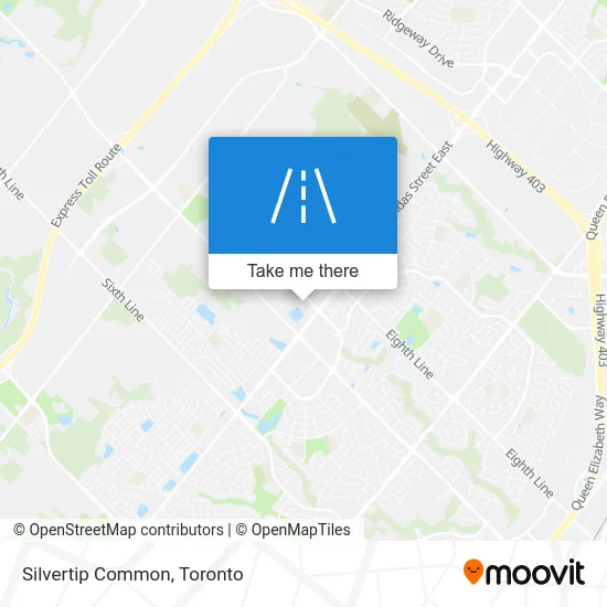 Silvertip Common map