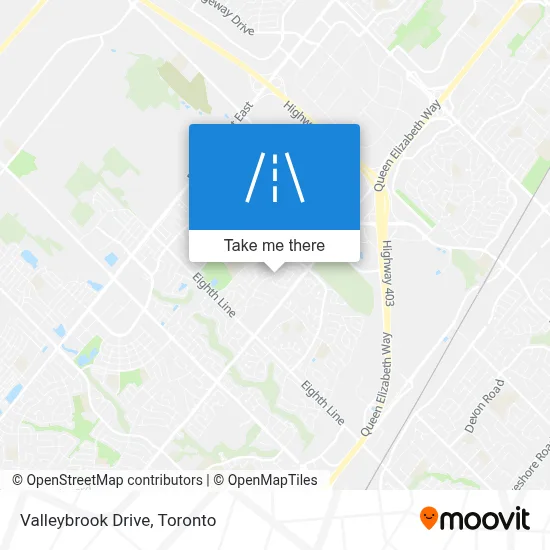 Valleybrook Drive map