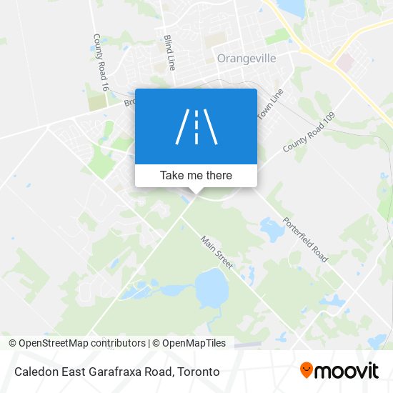 Caledon East Garafraxa Road plan