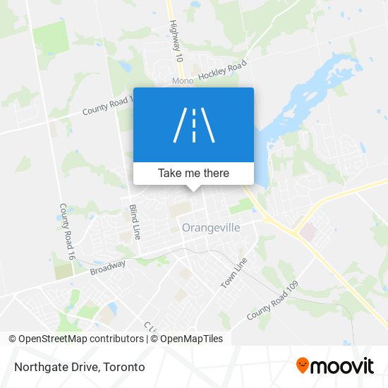 Northgate Drive map