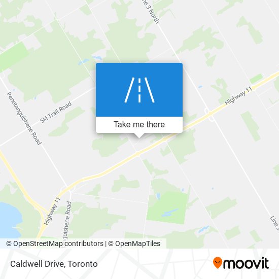 Caldwell Drive map