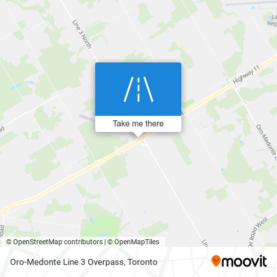 Oro-Medonte Line 3 Overpass map