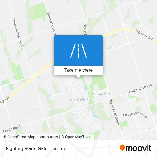 Fighting Reids Gate map