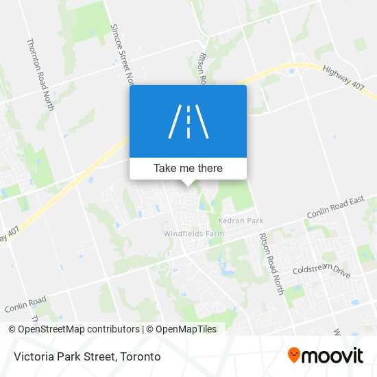 Victoria Park Street map