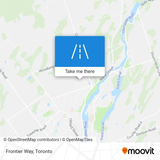 Frontier Way map